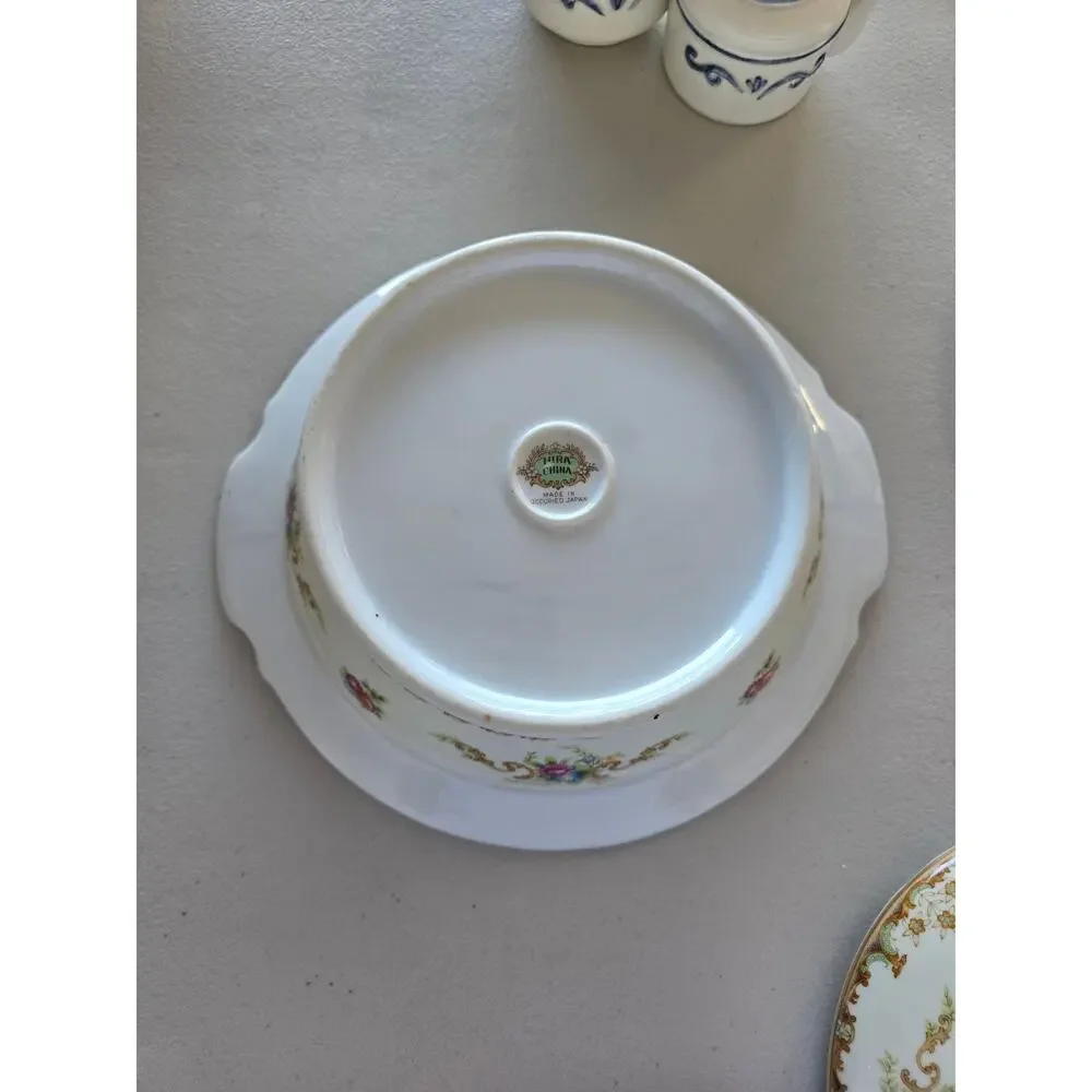 Hira China Vintage China Oval Porcelain Serving Covered Bowl Made in  Japan